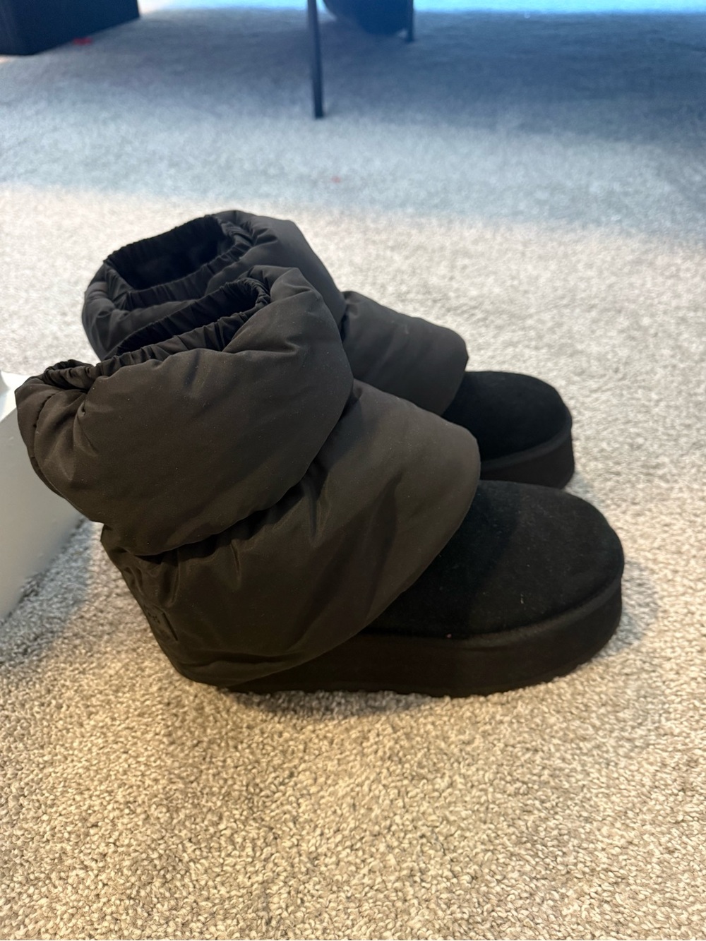 Women’s UGG Black Puffer Boots